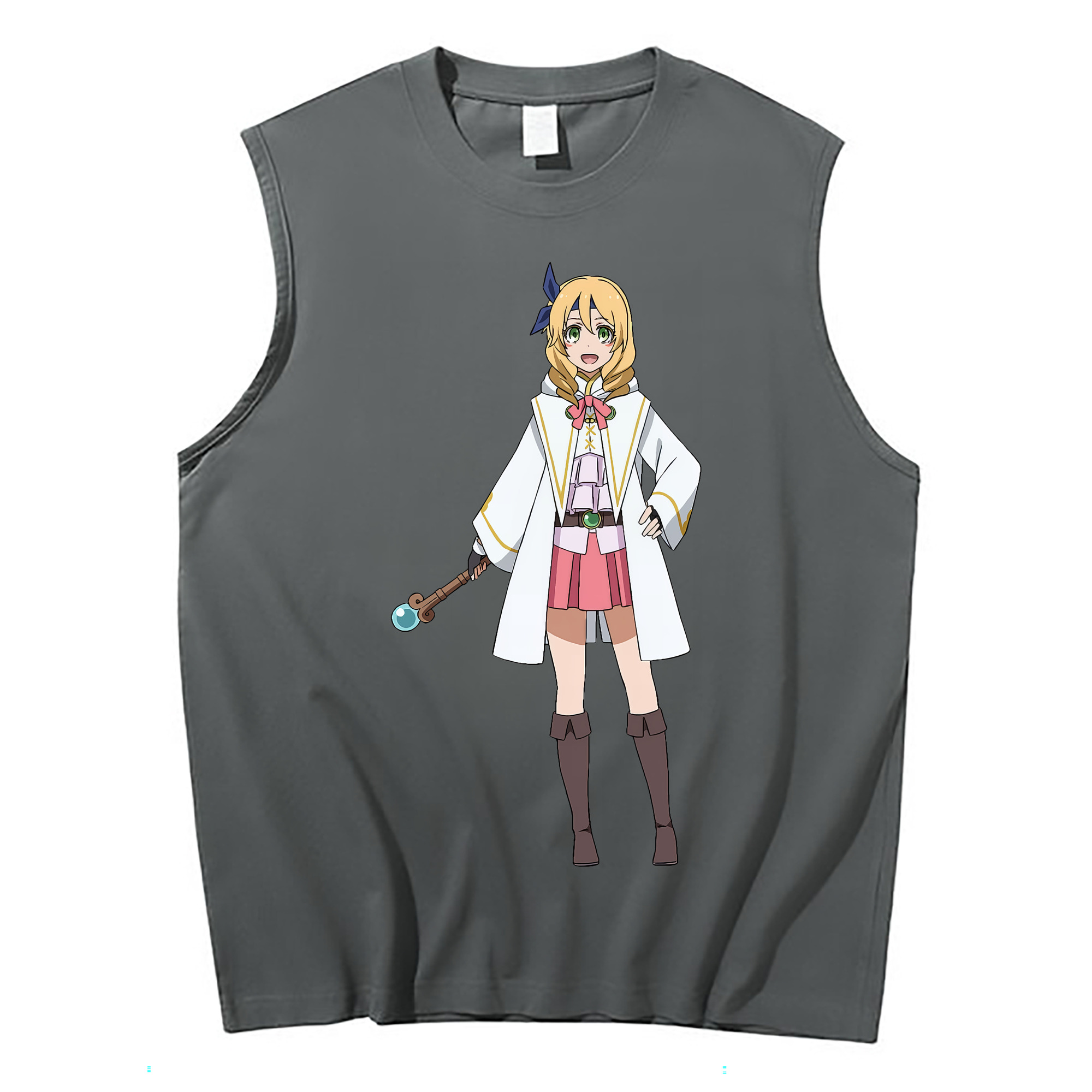 （画像用） 転スラ Regarding Reincarnated to Slime コットン100％タンクトップ（フロントプリント）